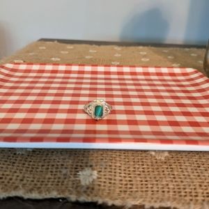 Sterling silver poison ring